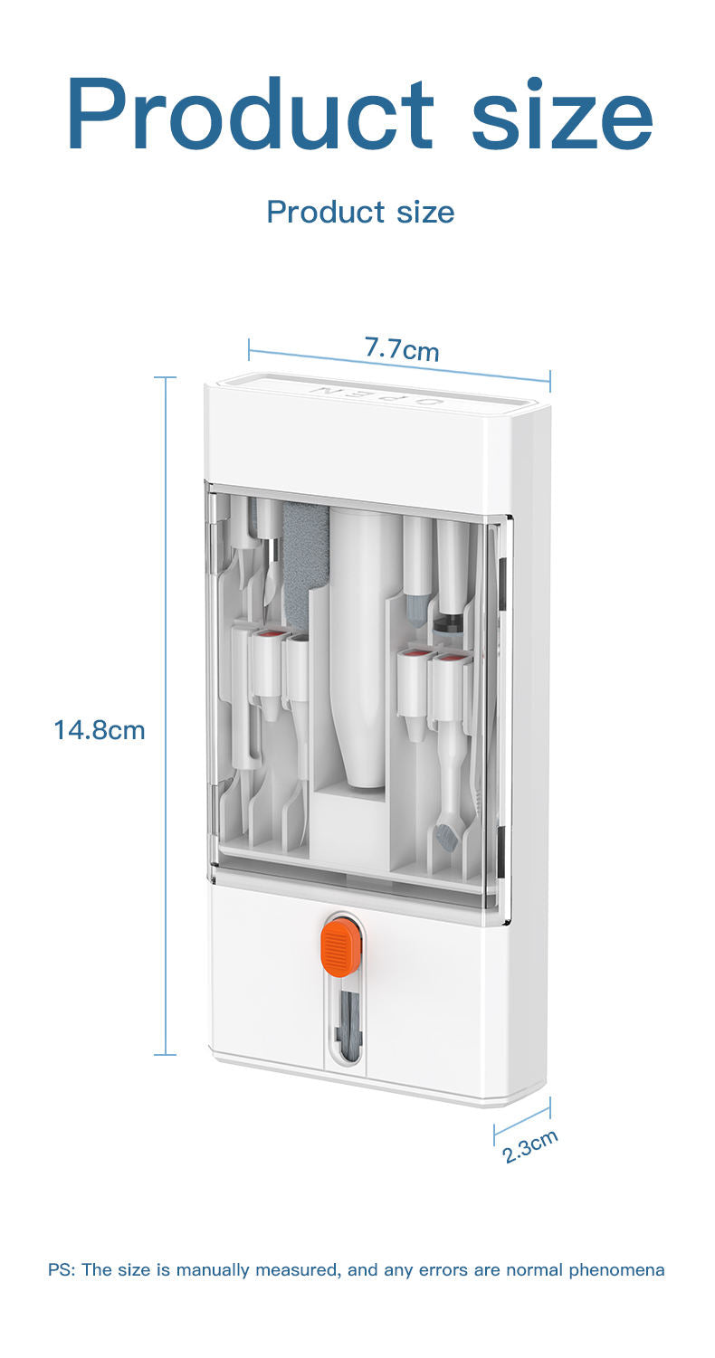 Black 22-in-1 Electronics Cleaning Kit - for Keyboards, Airpods, Laptops, Cell Phones, Cameras Tristar Online