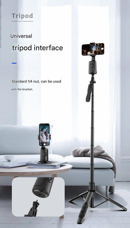 White AI Smart Auto Tracking Phone Holder - 360° Rotation Face & Body Tracking Mount Tristar Online