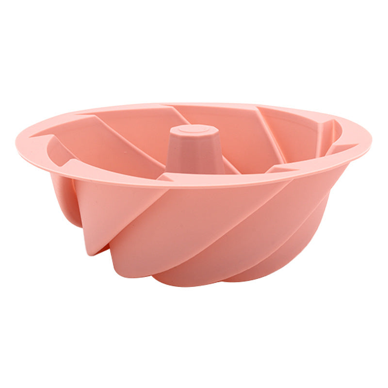 Pink Non-Stick Silicone Cyclone Cake Pan Set (10 Molds) - Perfect for Desserts Tristar Online