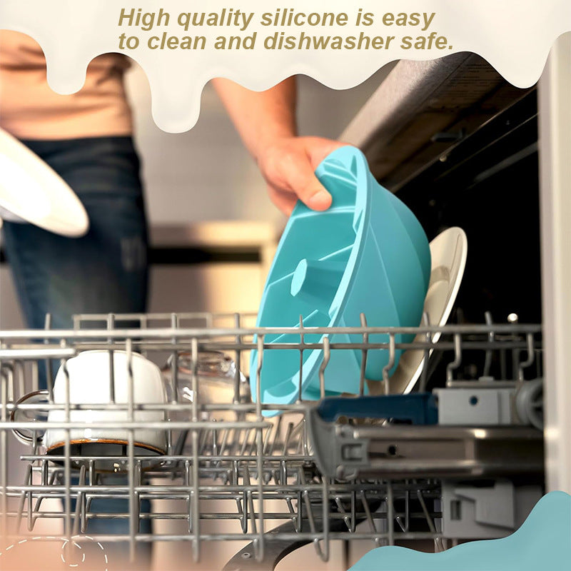 Pink Non-Stick Silicone Cyclone Cake Pan Set (10 Molds) - Perfect for Desserts Tristar Online