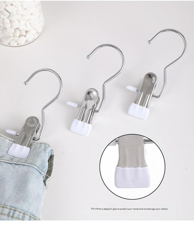 Dark green Stainless Steel Hanging Clips (35 PCS) - Strong Grip for Pants, Hats, Socks, Laundry Tristar Online