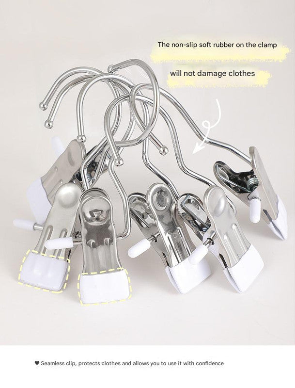 Dark green Stainless Steel Hanging Clips (35 PCS) - Strong Grip for Pants, Hats, Socks, Laundry Tristar Online