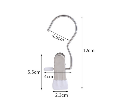 Dark green Stainless Steel Hanging Clips (35 PCS) - Strong Grip for Pants, Hats, Socks, Laundry Tristar Online