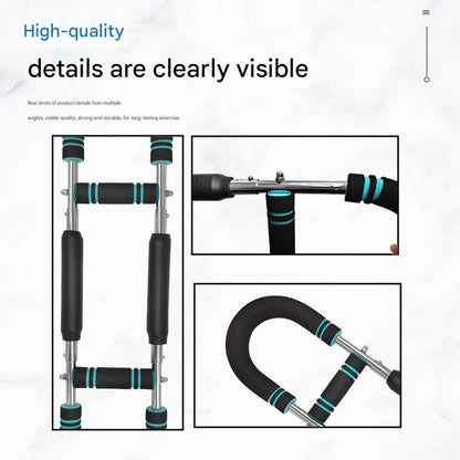 Gray black Adjustable U-Shaped Arm Exerciser - For Home Fitness Strength Training (30kg) Tristar Online