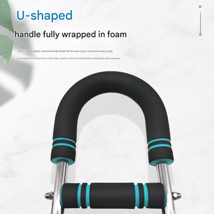 Blue Black Adjustable U-Shaped Arm Exerciser - For Home Fitness Strength Training (40kg) Tristar Online