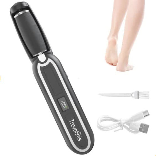Black Rechargeable Electric Callus Remover - 3 Speeds, LCD, for Smooth Feet Tristar Online