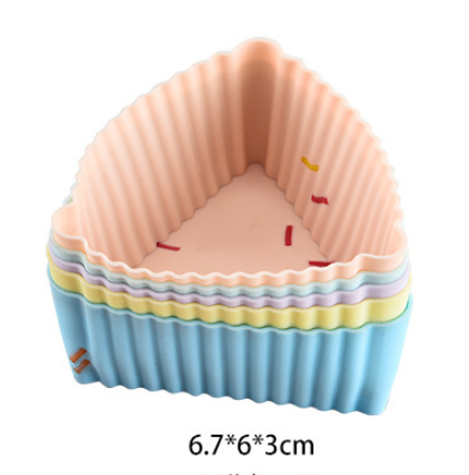 Style 10 Silicone Mini Cake Molds (30 Pack) -  For Cupcakes, Desserts (6.7x6x3cm) Tristar Online