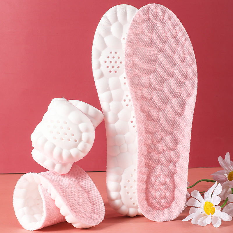 5 pcs Pink 4D Cloud Technology Shoe Inserts - High Rebound, Super Soft, Breathable, Athletic Support (size : 35-36/235mm) Tristar Online