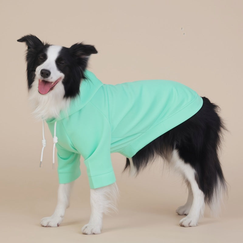 Green Classic Dog Sweatshirt with Hood & Drawstrings - For Large Dogs (Size : 4XL) Tristar Online