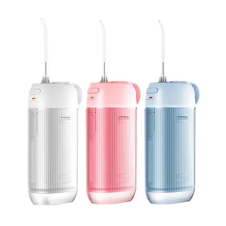 Pink Advanced Portable Water Flosser - USB Rechargeable Cordless Oral Irrigator, 3 Modes, IPX7 Waterproof for Travel & Home Tristar Online