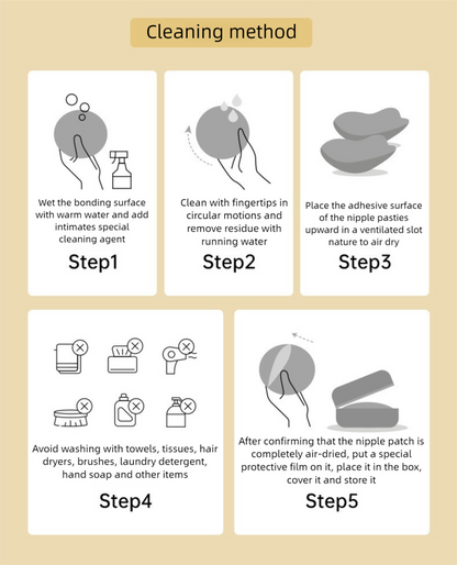 Size S 3 Pairs Skin Color Reusable Silicone Breast Lift Nipple Covers - Invisible Adhesive Bra Pasties for Seamless Lift & Coverage Tristar Online