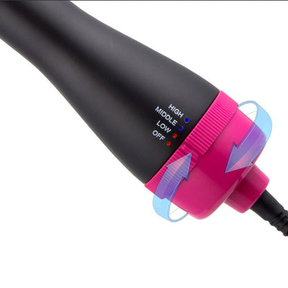 Gold And Grey One-Step Hair Dryer & Volumizer Hot Air Brush - Salon Styler for Drying, Smoothing & Volume Tristar Online