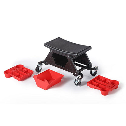 With Drawers Auto Repair Polishing Stool - Detachable Seat Car Wash Tool Creeper Stool Tristar Online