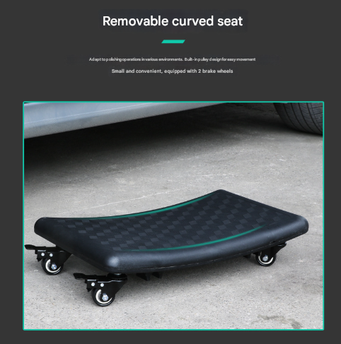 Auto Repair Polishing Stool - Detachable Seat Car Wash Tool Creeper Stool Tristar Online