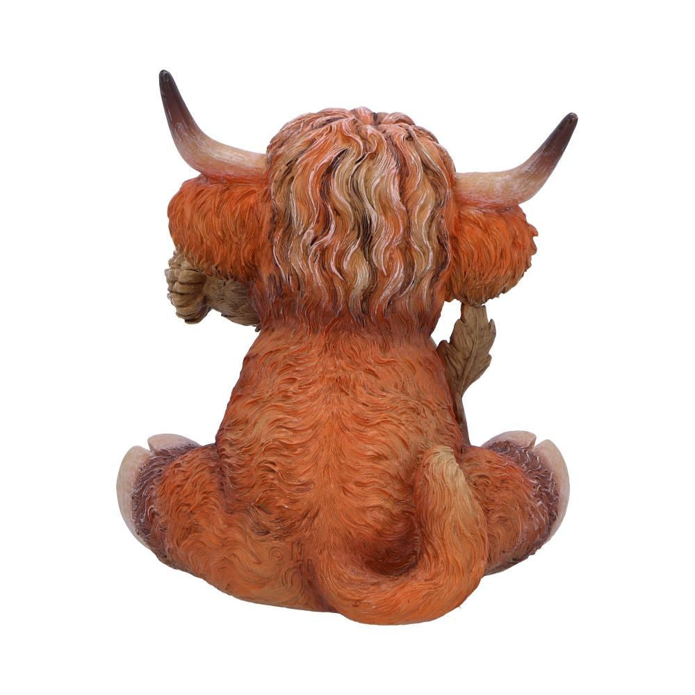 Cute Scottish Highland Cow Resin Statue - Nordic Home Decor Gift Tristar Online