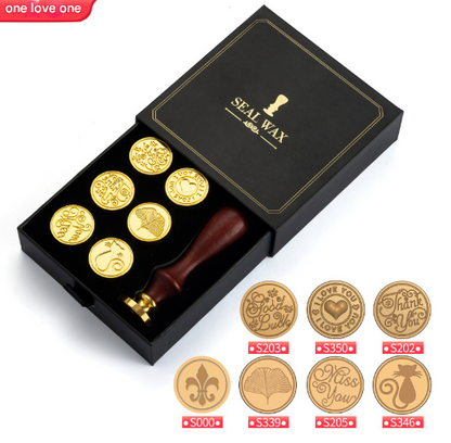 Love 2-Piece Retro Sealing Wax Stamp Set - 11.3 x 11.3 x 3.6 cm DIY Gift Box Kit for Handmade Crafts Tristar Online