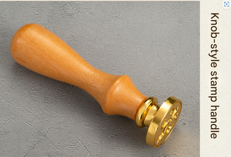 Present 2-Piece Retro Sealing Wax Stamp Set - 11.3 x 11.3 x 3.6 cm DIY Gift Box Kit for Handmade Crafts Tristar Online