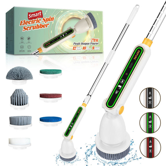 Home Luxury Style Powerful Torque Silent Extendable Smart-Sensing Electric Cleaning Brush Tristar Online