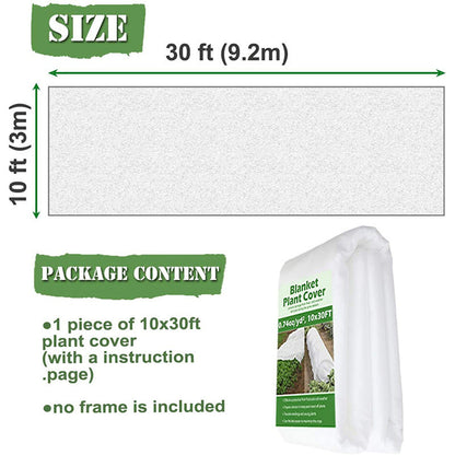 2-Piece Premium Nonwoven Plant Frost Cover - 3x9m Tristar Online