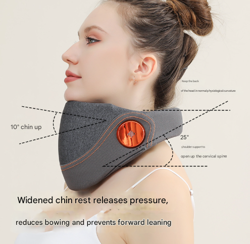 APP Intelligent Voice Grey Multi-Mode Cervical Traction Neck Massager with Heat Therapy Tristar Online