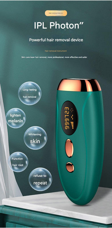 Advanced IPL Home Hair Removal System - 990K Flashes, 5 Levels, Auto/Manual Mode for Silky Skin(white) Tristar Online