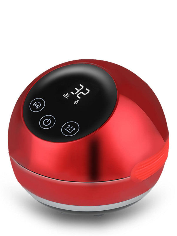 Smart Electric Cupping & Gua Sha Massager with Red Light Therapy & Magnetic Stones - 5 Levels, Rechargeable(red) Tristar Online