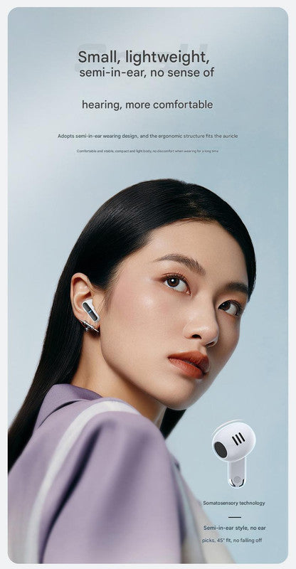 TWS Wireless Earbuds with Bluetooth 5.3 - 13mm Drivers, 21H Playtime, LED Charging Case(white) Tristar Online