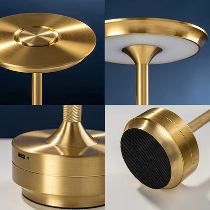 UFO Version LED Desk Lamp - Gold Touch Switch with Dimming and USB Cable Tristar Online