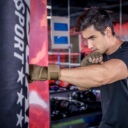 Size S Black Heavy Duty Workout Gloves with Wrist Support - Anti-Slip Gel Padded Gym Gloves for Weightlifting, Training & Fitness Tristar Online