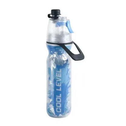 Blue 500ML Insulated Sports Water Bottle with Cooling Mist - Triple-Layer Design Keeps Drinks Cold for Hours - Portable PE Misting Bottle Tristar Online