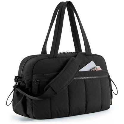 Black Versatile Carry-On Travel Duffel Bag - Airline Personal Item Size with Waterproof Wet Pocket & Trolley Sleeve Tristar Online