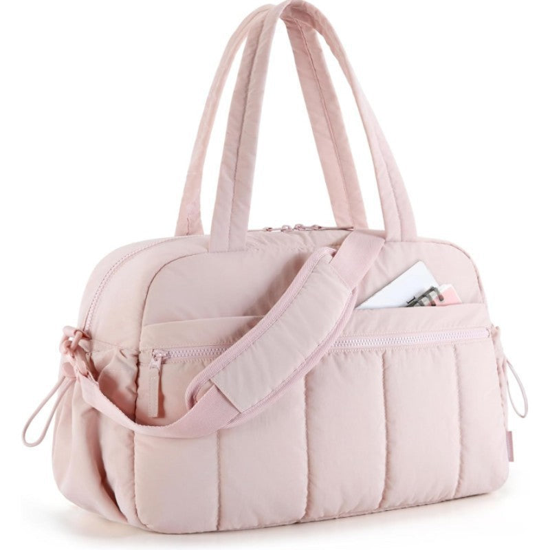 Pink Versatile Carry-On Travel Duffel Bag - Airline Personal Item Size with Waterproof Wet Pocket & Trolley Sleeve Tristar Online