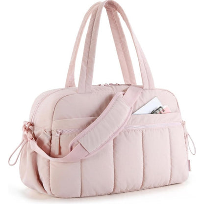 Pink Versatile Carry-On Travel Duffel Bag - Airline Personal Item Size with Waterproof Wet Pocket & Trolley Sleeve Tristar Online