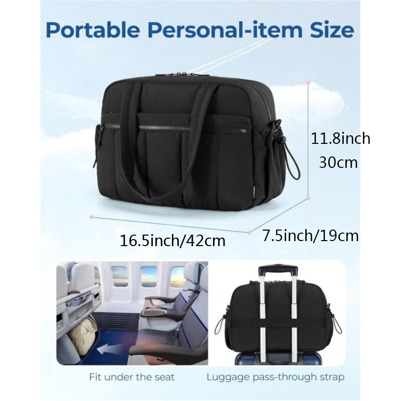 Pink Versatile Carry-On Travel Duffel Bag - Airline Personal Item Size with Waterproof Wet Pocket & Trolley Sleeve Tristar Online