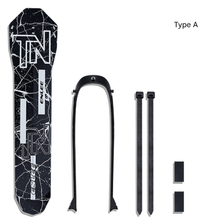 Style A Black Lightweight Bicycle Rear Mudguard - Adjustable PP5 Fender for MTB, Road & Folding Bikes (NOT for V-Brakes) Tristar Online