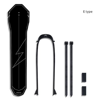 Style E Black Lightweight Bicycle Rear Mudguard - Adjustable PP5 Fender for MTB, Road & Folding Bikes (NOT for V-Brakes) Tristar Online