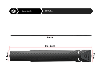 2 Pcs Black Durable Bicycle Frame Down Tube Protector Sticker  - Anti-Scratch Guard for MTB & Road Bikes Tristar Online