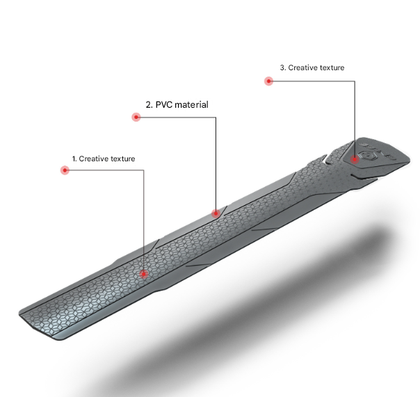 2 Pcs Grey Durable Bicycle Frame Down Tube Protector Sticker  - Anti-Scratch Guard for MTB & Road Bikes Tristar Online