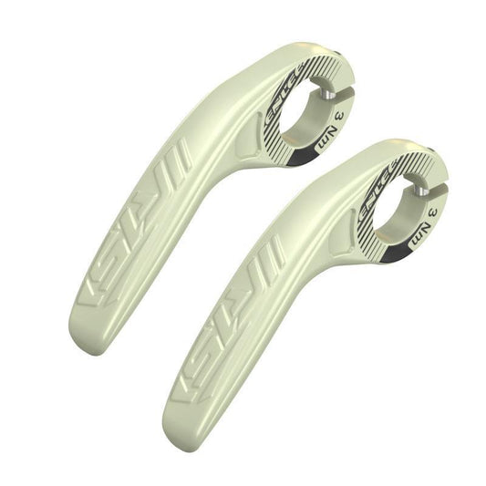 Light Green Ultralight Ergonomic Bike Bar Ends - High-Strength Composite Horn Grips (22.2mm) Tristar Online