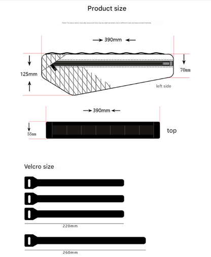 Black and Orange Waterproof Bicycle Frame Bag - 2.5L Slim Top Tube Storage Pouch for Cycling Essentials Tristar Online