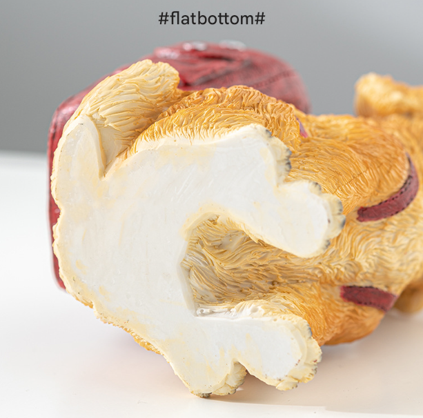 Blue Backpack Charming Golden Retriever Puppy Pen Holder - Resin Desktop Organizer & Decorative Figurine Tristar Online