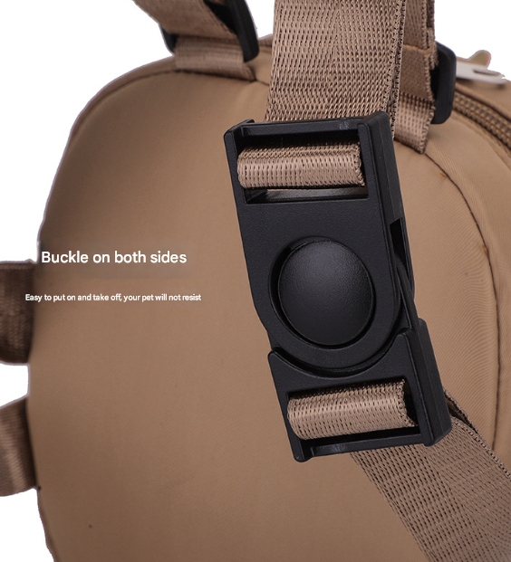 Dark Blue Adorable Monster Pet Backpack Harness - Small Dog & Cat Treat Pouch with Poop Bag Dispenser Tristar Online