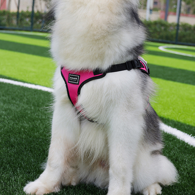 Size S Black and Pink Ultimate Dog Harness Vest with Backpack - Padded, Reflective & Adjustable for Medium Sized Dogs Tristar Online