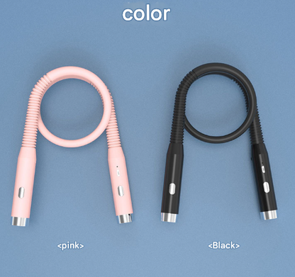 Black Hands-Free LED Neck Reading Light - USB Rechargeable with 3 Color & Brightness Modes, Flexible Gooseneck for Books, Crafts & Knitting Tristar Online