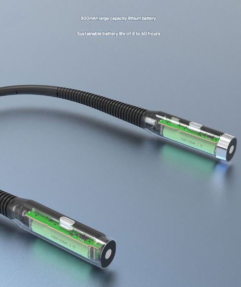 Black Hands-Free LED Neck Reading Light - USB Rechargeable with 3 Color & Brightness Modes, Flexible Gooseneck for Books, Crafts & Knitting Tristar Online