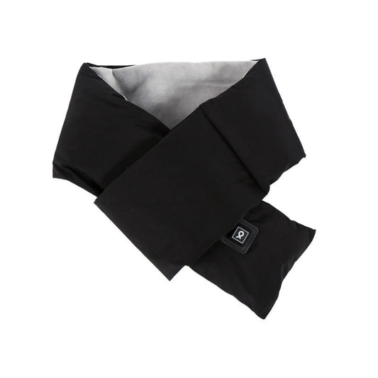 Black USB Electric Heated Scarf - Portable Puffer Neck Warmer with 3-Level Heat Control for Winter Tristar Online