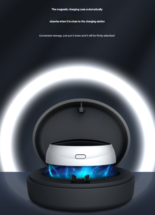 Black Smart Anti-Snoring Device - Rechargeable Pulse Throat Stimulator for Quieter Sleep Tristar Online