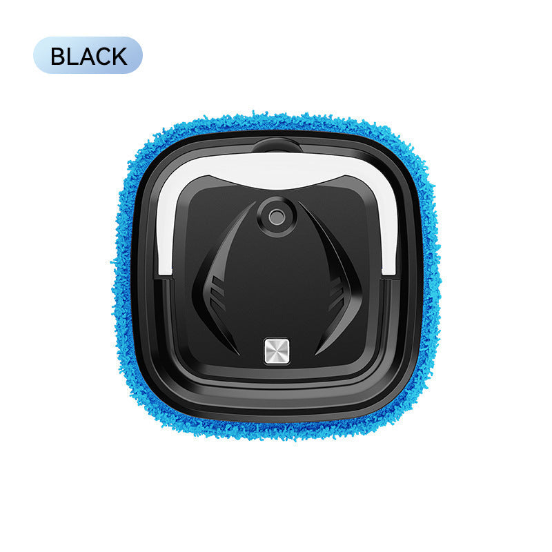 Black Smart Robotic Floor Mop with Humidifier Spray - Ultra-Slim Automatic Wet & Dry Floor Cleaner Tristar Online