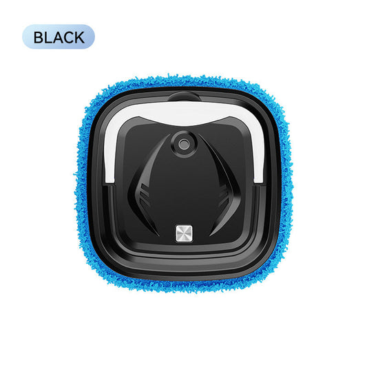 Black Smart Robotic Floor Mop with Humidifier Spray - Ultra-Slim Automatic Wet & Dry Floor Cleaner Tristar Online