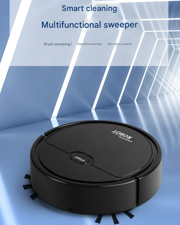 White 3-in-1 Smart Robot Vacuum Cleaner - Automatic Sweeping, Mopping & Suction for Hard Floors & Pet Hair Tristar Online